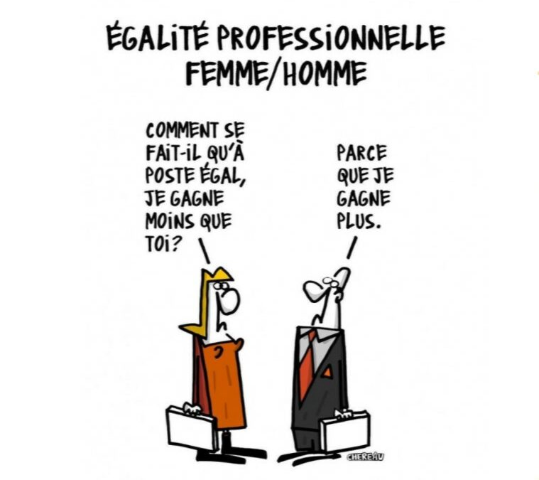 L’ÉGALITÉ SALARIALE EN RECULE !